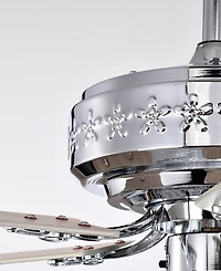 Home Accessories 52" Santana 3-Light Indoor Ceiling Fan Chandelier