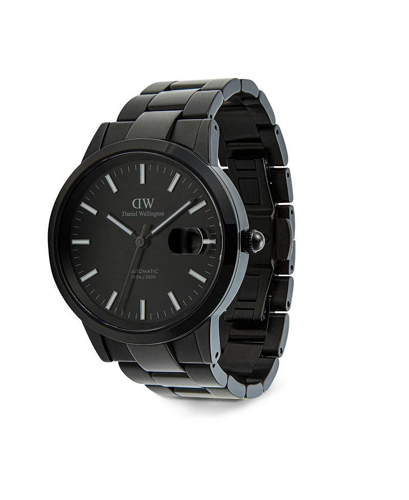 Daniel Wellington Men's Automatic Black Stainless-Steel Watch, 40mm