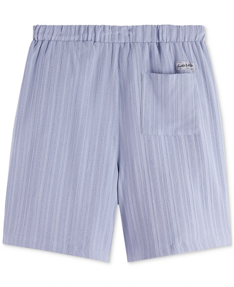 Scotch & Soda Men's Tonal Stripe Drawstring Shorts