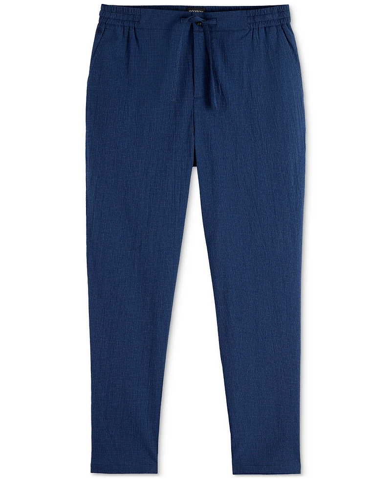 Scotch & Soda Men's Finch Tapered Fit Seersucker Joggers