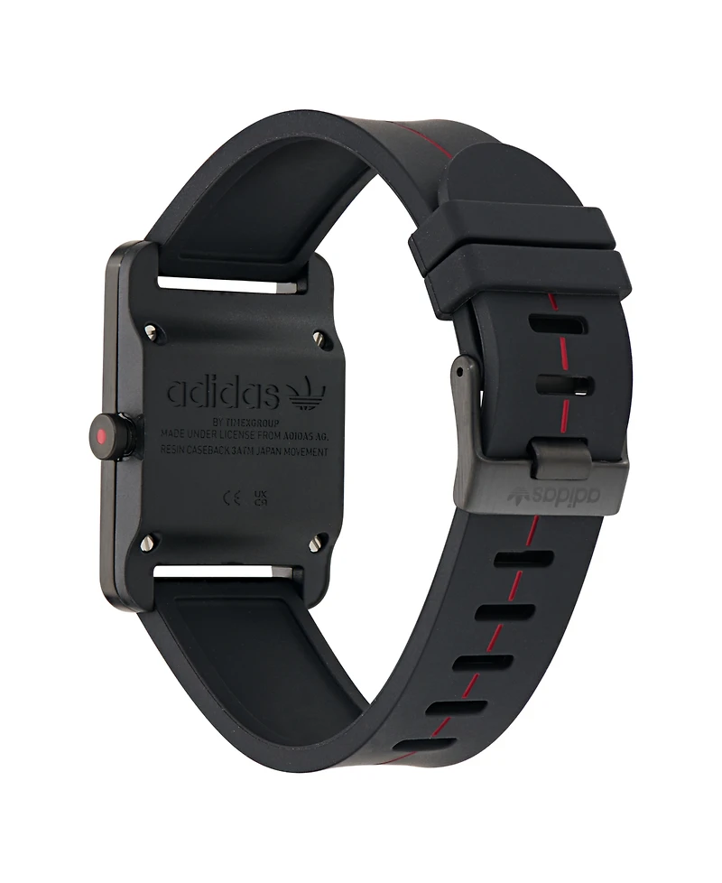 adidas Unisex Analog Black Silicone Watch