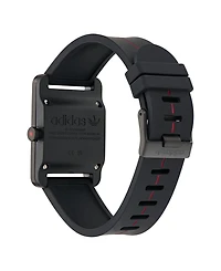 adidas Unisex Analog Black Silicone Watch