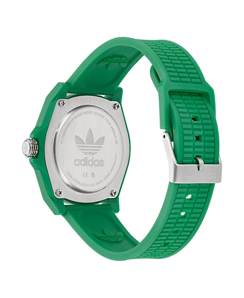 adidas Unisex Analog Green Resin Watch