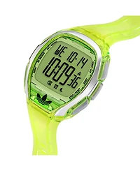 adidas Unisex Analog Green Resin Watch, 45mm