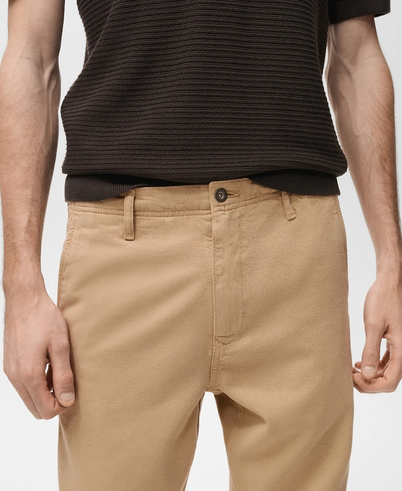 Mango Men's Lyocell Regular-Fit Jeans