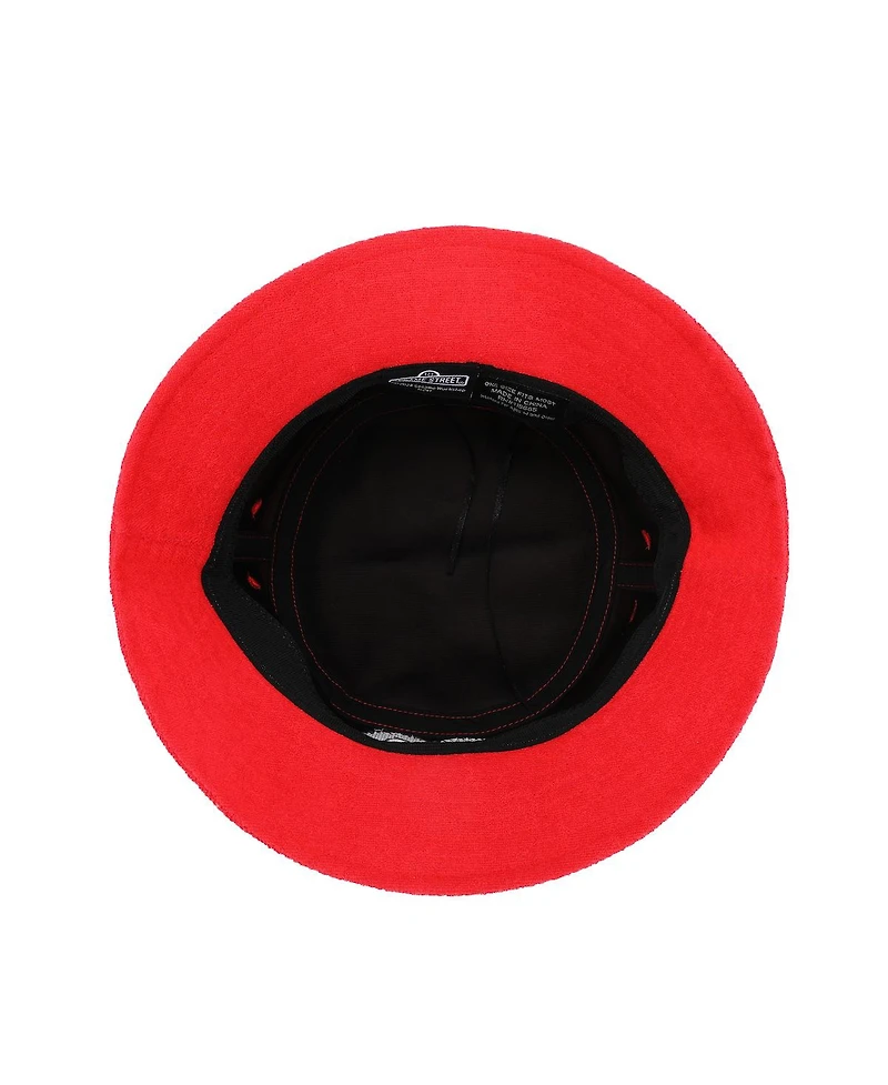 Sesame Street Men's Elmo Face Red Bucket Hat