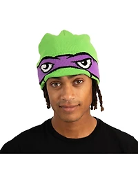 Teenage Mutant Ninja Turtles Men's Tmnt Rolldown Donny Adult Acrylic Mesh Eye Green Beanie