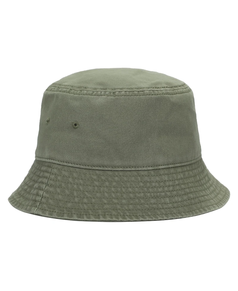 Generic Men's 2-Pack Navy & Olive Washed 100% Cotton Adult Bucket Hat