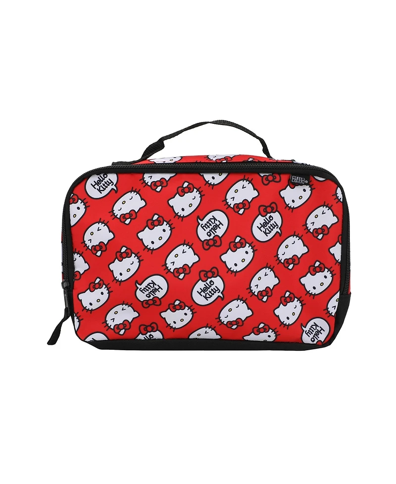 Hello Kitty All-Over Character Print 3-Piece Red Packing Cube Set
