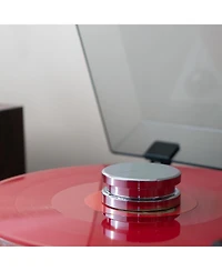 Fluance RT85 Reference High Fidelity Vinyl Turntable Record Player with Ortofon 2M Blue Cartridge, Acrylic Platter, Weight, 3 1 Stylus and R