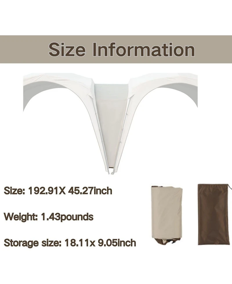 Naturehike Cloud Boundar Tent Connector — Durable 150D Oxford Fabric Connector for Joining Two Cloud Boundar Shelters