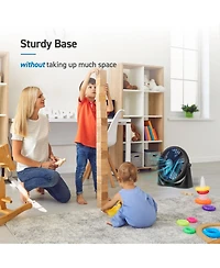 Commercial Cool Floor Fan for Home, Garage, Bedroom, or Office, Cooling Fan for Floor with 3 Fan Settings, Quiet Floor Fan with Adjustable Tilt Angle