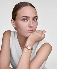 Daniel Wellington Women's Analog Rose Gold Tone Stainless-Steel Watch
