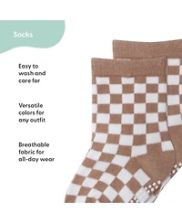 The Peanutshell Baby Boys 12pk Cotton Socks