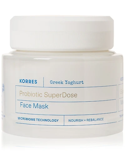 Korres Greek Yoghurt Probiotic SuperDose Face Mask, 3.38 oz.