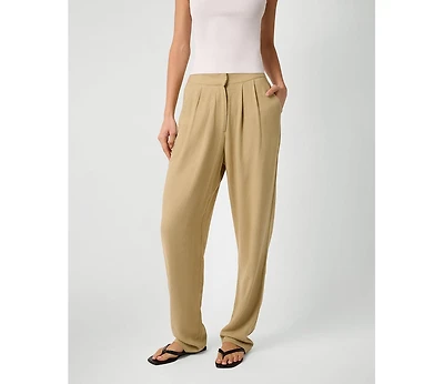 WeWoreWhat Women's Linen Trouser