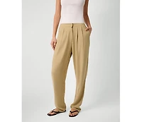 WeWoreWhat Women's Linen Trouser