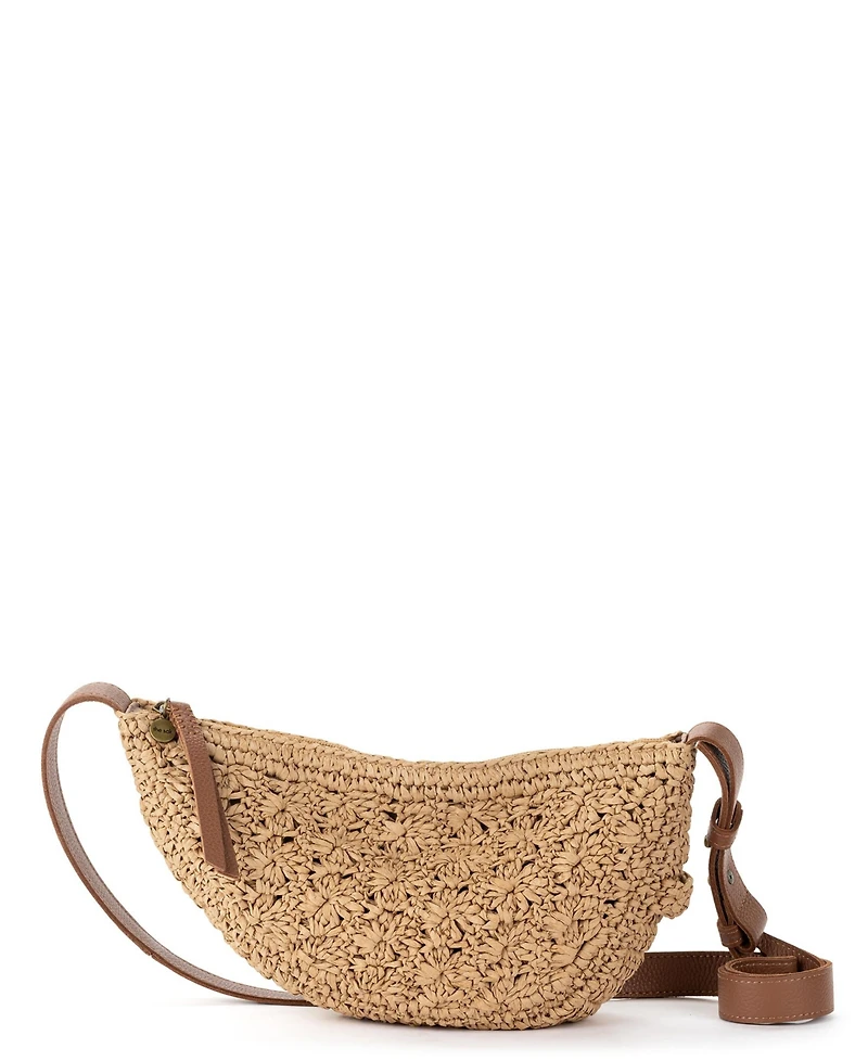 The Sak Tess Straw Mini Sling Bag