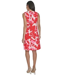 Jessica Howard Women's Floral-Print Sleeveless Shift Dress