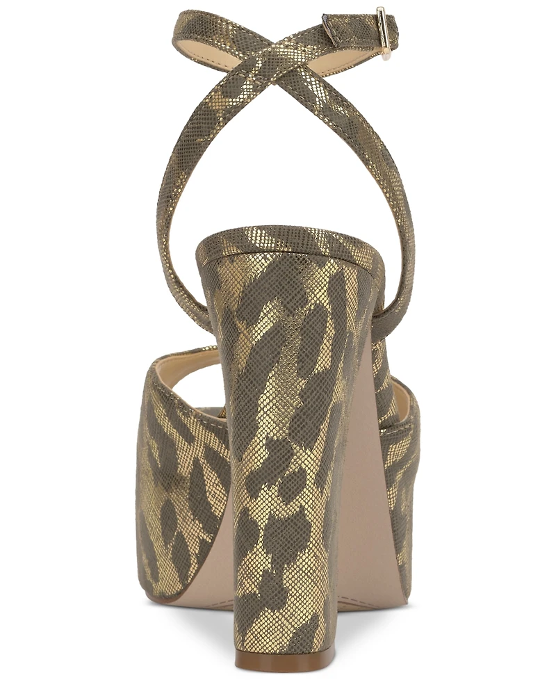 Jessica Simpson Women's Lirio Two-Piece Platform High-Heel Dress Sandals