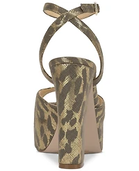 Jessica Simpson Women's Lirio Two-Piece Platform High-Heel Dress Sandals