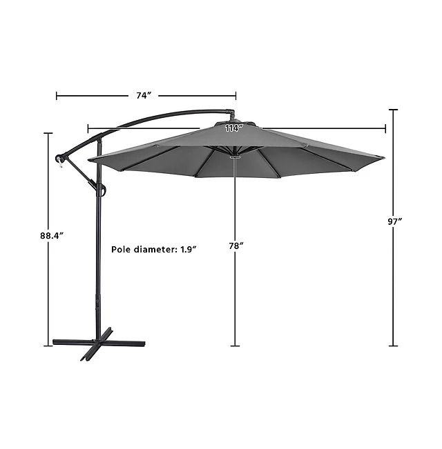 amazon lighted rectangular patio umbrella Amazon.com: SUNLAX LED Rectangle Patio Umbrella,6.5x10ft Market Table  Umbrella with Solar Powered Lights-Beige : Everything Else