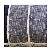 Upholstered Bench with Textural Legs for Bedroom Entryway or Living Room