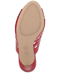 Jessica Simpson Women's Justera Cutout Floral Mules