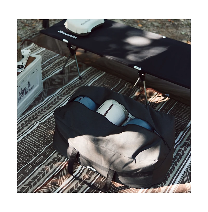 Naturehike 45L Large Duffel Bag, Tactical Duffle Bag with Waterproof Bottom, Multi-functional Organizer for Camping Travel Outdoor Sports Picnic
