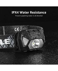 Lepro Headlamp Rechargeable, Led Head Lamp with 6 Modes for Camping & Hiking Gear Essentials, IPX4 Waterproof High Lumen Bright Headlight Flashlights