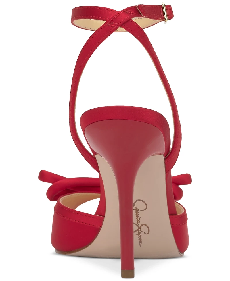 Jessica Simpson Women's Nolira Two-Piece Bow Dress Sandals