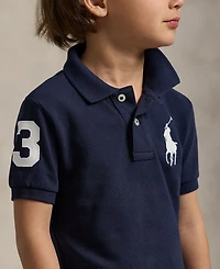 Polo Ralph Lauren Toddler and Little Boys Big Pony Cotton Mesh