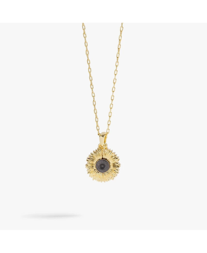 Sunflower Mantra Adjustable Necklace