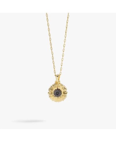 Sunflower Mantra Adjustable Necklace