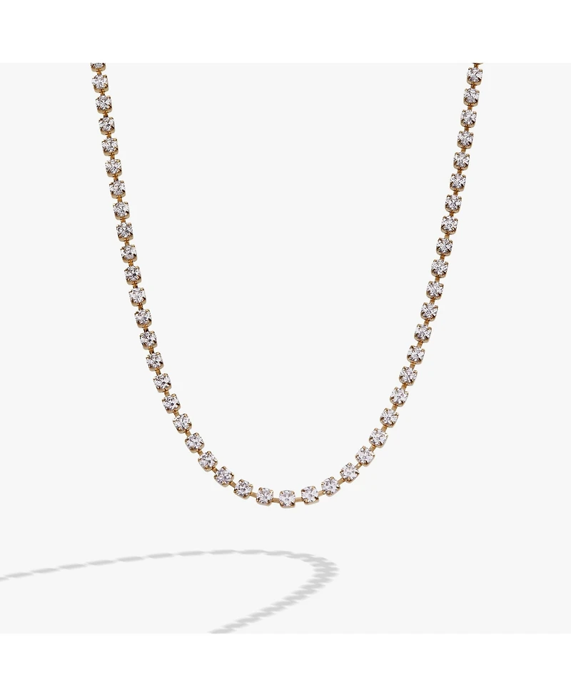 Crystal Tennis Chain Adjustable Necklace