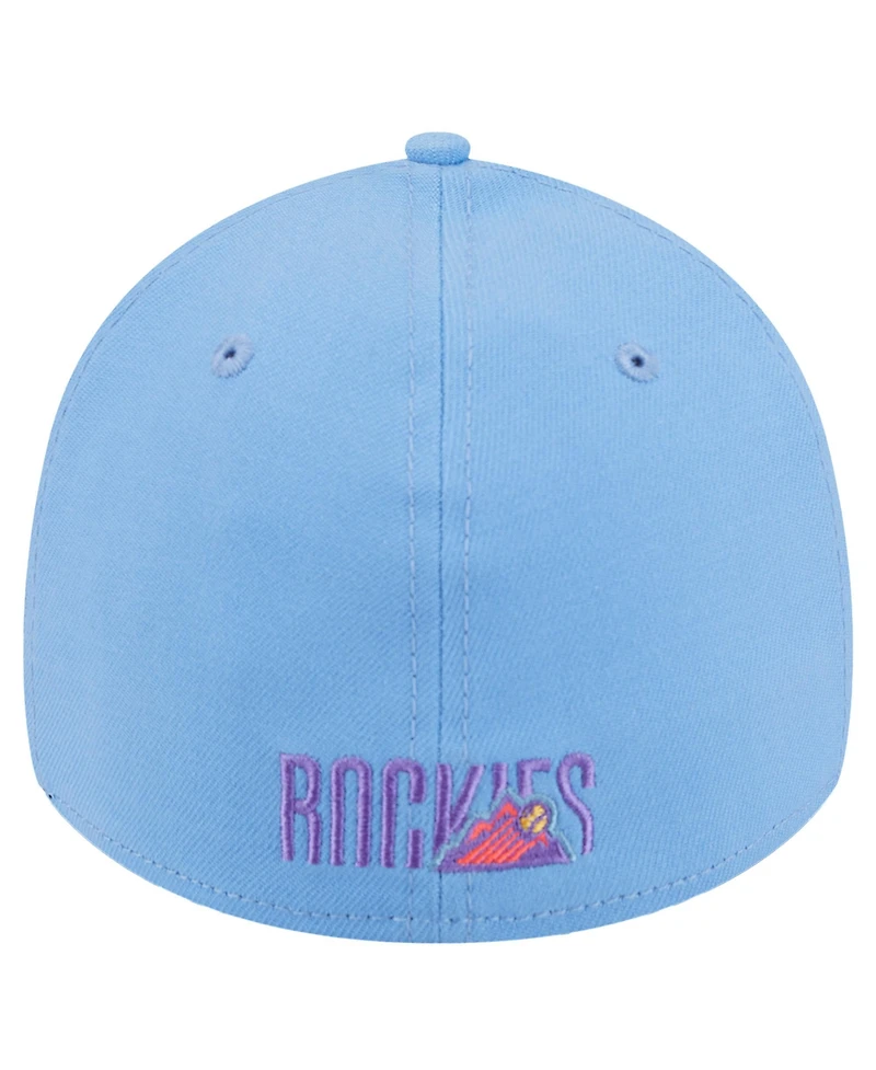 New Era Men's Light Blue Colorado Rockies 2025 City Connect 39THIRTY Flex Hat