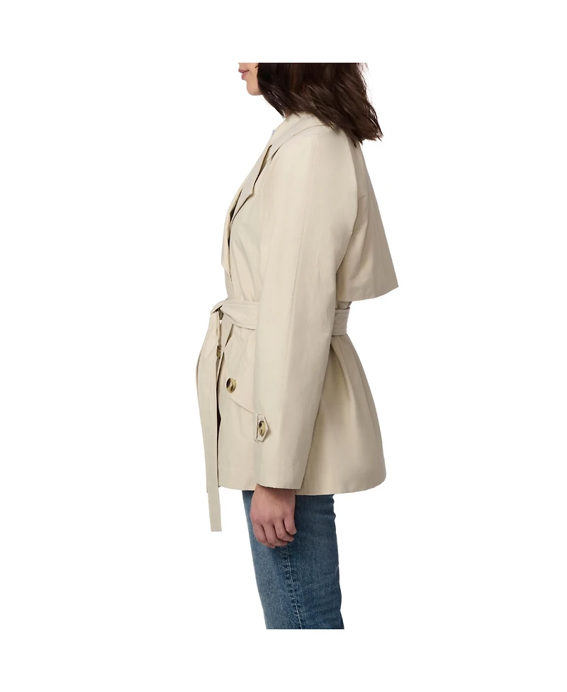 Bernardo Women's Belted Short Trench