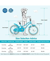 16 Inch Kids Bike with Dual Brakes and Adjustable Seat