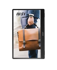 Msi Pro MP161 E2 15.6" 16:9 Full Hd Portable Ips Lcd Monitor, Metal Gray
