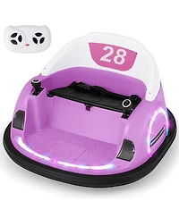 12V 360° Ride on Bumper Car for Toddlers with Remote Control