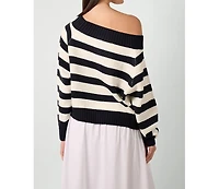 WeWoreWhat Women's Off Shoulder Sweater