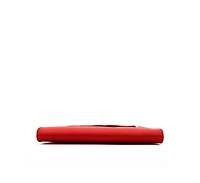 Susu Red Clutch Bag Leather Clutch Purse Crossbody Evening Purse Unique Women's Red Handbag