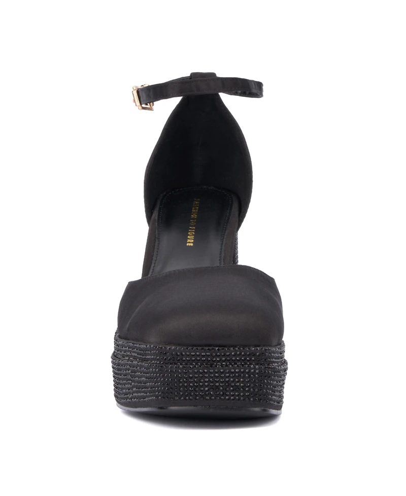 Women's Martine 2 Gemmed Platform Pump - Wide Width