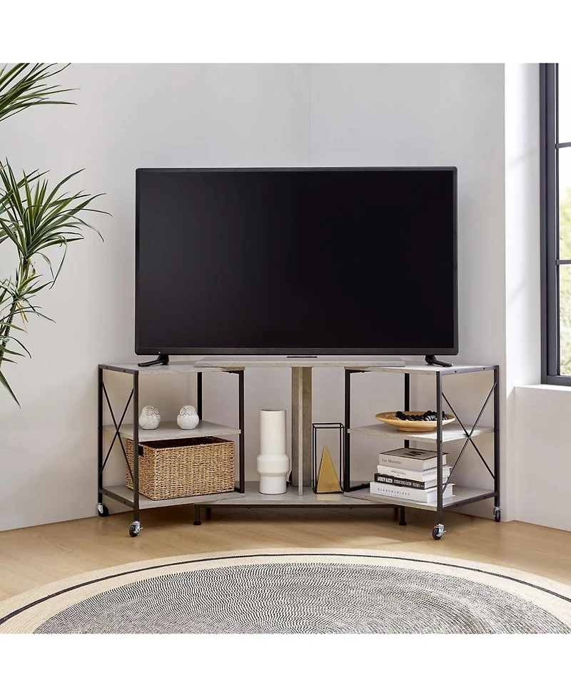 Patricio Flexible Tv Stand with Power Outlets
