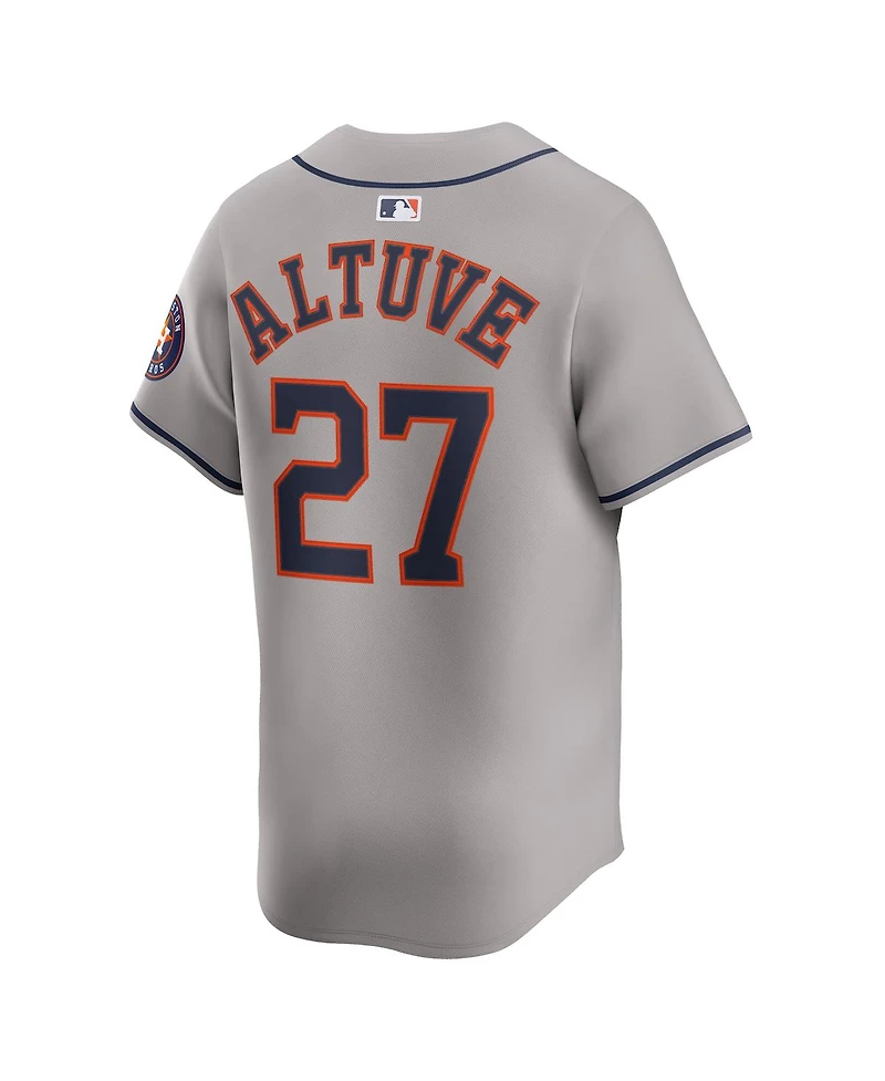 Nike Men's Jose Altuve Gray Houston Astros Road Limited Player Jersey