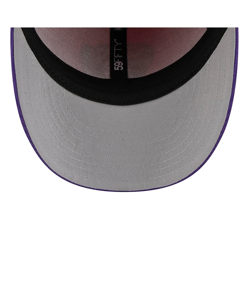 New Era Men's Orange/Purple San Francisco Giants 2025 City Connect Batting Practice Low Profile 59FIFTY Fitted Hat