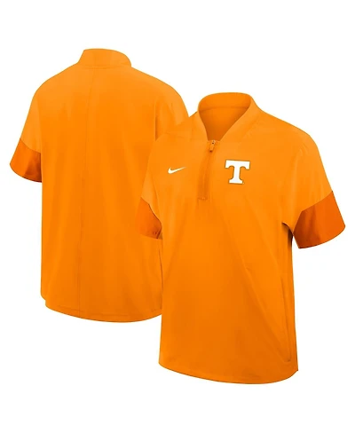 Nike Men's Tennessee Orange Volunteers 2025 Sideline Short Sleeve Quarter-Zip Coach Jacket