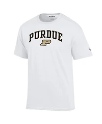 Champion Men's White Purdue Boilermakers Arch Over Logo T-Shirt