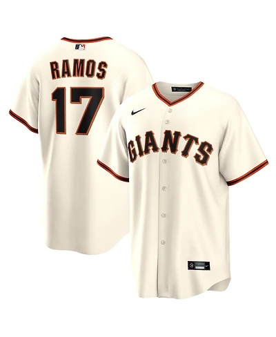 Nike Men's Heliot Ramos Cream San Francisco Giants Home Replica Jersey