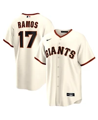 Nike Men's Heliot Ramos Cream San Francisco Giants Home Replica Jersey
